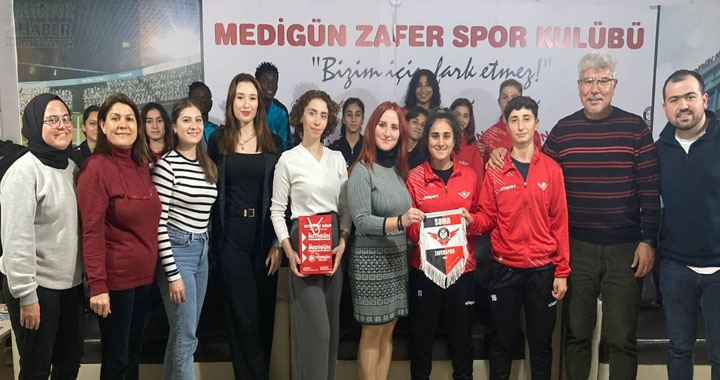 Medigün Akhisar ve Soma Hastanesi Soma Zafer Spor Kulübünü ziyaret etti