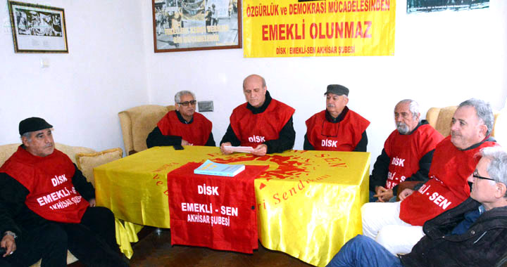 Aziz Balcı; Yıl 2024 mevsim kış, emekliler sokakta