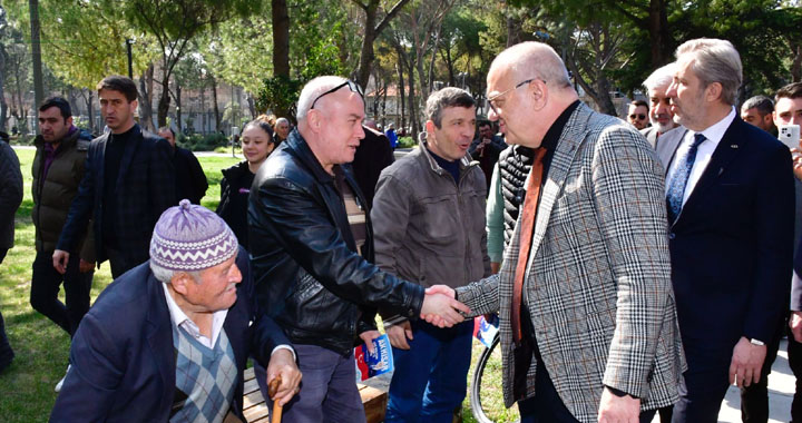 Akhisarlılardan Başkan Ergün'e Necdi Şentürk parkı teşekkürü