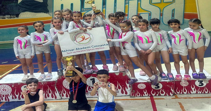 Akhisar Eksen Okulları Artistik cimnastik branşında yine zirvede