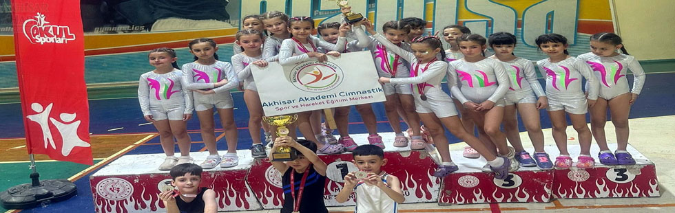 Akhisar Eksen Okulları Artistik cimnastik branşında yine zirvede