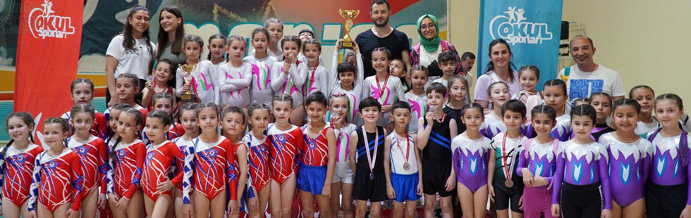 Okul Sporları Artistik Cimnastik İl birinciliği yarışmaları yapıldı