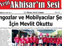 Yeni Akhisar'ın Sesi 15 Nisan 2016 Gazetesi