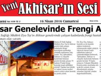 Yeni Akhisar'ın Sesi Gazetesi 16 Nisan 2016