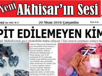 Yeni Akhisar'ın Sesi Gazetesi 20 Nisan 2016