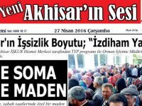 Yeni Akhisar'ın Sesi Gazetesi 27 Nisan 2016