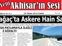 Yeni Akhisar'ın Sesi Gazetesi 29 Nisan 2016