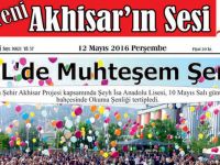 Yeni Akhisar'ın Sesi Gazetesi 12 Mayıs 2016