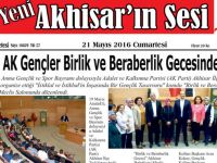 Yeni Akhisar'ın Sesi Gazetesi 21 Mayıs 2016