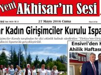 Yeni Akhisar'ın Sesi Gazetesi 27 Mayıs 2016