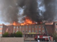 Okulda Yangın Panik Yarattı