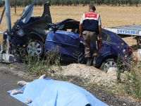 Akhisar’da trafik kazası 1 kişi hayatını kaybetti