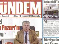 Akhisar Gündem Gazetesi 13 Temmuz 2016