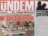 Akhisar Gündem Gazetesi 16 Temmuz 2016