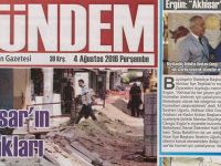 Akhisar Gündem Gazetesi 4 Ağustos 2016