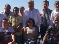 Akhisar Belediye Başkanı Salih Hızlı engelliler kampını ziyaret etti