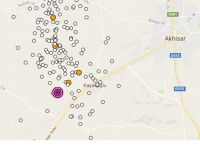Akhisar'da sabah yine 3.4 şiddetinde deprem oldu