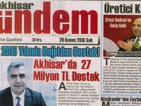 Akhisar Gündem Gazetesi 29 Kasım 2016