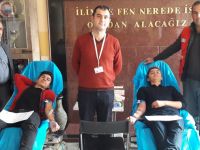 Şeyh İsa Anadolu Lisesi Kızılay’a 27 ünite kan bağışladı