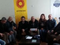 KESK bileşenleri Akhisar'da Terörü Kınadı