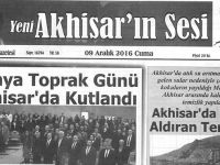 Yeni Akhisarın Sesi Gazetesi 9 Aralık 2016