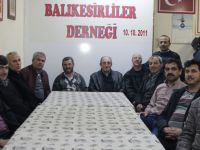 Akhisar, Balıkesirliler Derneği yeni yönetimi ilk kez toplandı