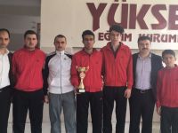 Özel Yüksel Anadolu Lisesi Dart takımı, namağlup İl şampiyonu oldu