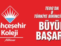 TEOG'da 8 Türkiye Birincisi ile Büyük Başarı