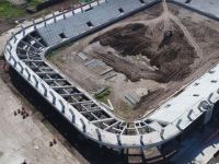 Akhisar Stadyum inşaatında işler iyi gidiyor