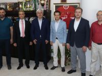 Başsavcı ve Ağır Ceza Reisi, Belediye Başkanı Salih Hızlı’ya veda etti
