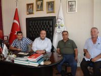Antalya Pazarcılar Oda başkanı Öz, örnek pazaryerini inceledi