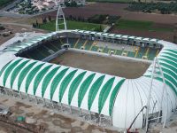Spor Toto Akhisar Belediye Stadyumu çatı kaplama işi sona erdi!