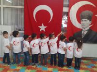 Şehit Yüzbaşı Necdi Şentürk Anaokulundan coşkulu Cumhuriyet Bayramı kutlaması