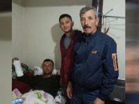 El Bab gazisi Ömer Kayhan'dan Çukurca gazisi Ali Coşkun'a ziyaret