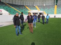Spor Toto Akhisar Belediye Stadyumu hibrit çimi TFF’den tam not aldı