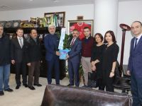 Türk Eğitim-Sen Akhisar teşkilatından, Belediye Başkanı Salih Hızlı’ya ziyaret