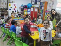 Şehit Yüzbaşı Necdi Şentürk Anaokulunda “Beslenme dostu okul” projesi