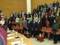AK Parti Akhisar olağan danışma toplantısı meclis salonunda yapıldı