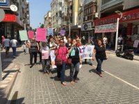 1 Mayıs İşçi Bayramında Akhisar’da yürüdüler
