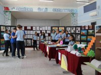Ülkü Ortaokulu resim sergisi açıldı