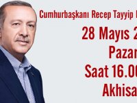 Cumhurbaşkanı Recep Tayyip Erdoğan, Akhisar programı kesinleşti