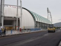 Büyükşehir’den Akhisar Stadyumu etrafına asfalt