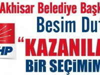 CHP Akhisar Belediye Başkan A. Adayı Besim Dutlulu