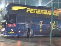Akhisar'ın 3-0 yendiği Fenerbahçe, kara yoluyla İstanbul'a hareket etti