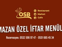 OSB Restaurant ve Cafe’de Ramazan Özel İftar Menüleri