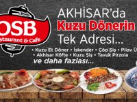 OSB Restaurant, Akhisar’da bir ilk olan yüzde 100 Kuzu Döner’e başladı