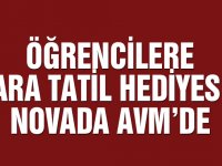 Öğrencilere Ara Tatil Hediyesi Novada AVM’de