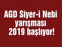 AGD Siyer-i Nebi yarışması 2019 başlıyor!