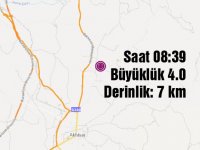 Akhisar güne yine depremle uyandı 08:39'da 4 büyüklüğünde