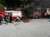 Kayhan Ergun MTAL’den deprem ve yangın tatbikatı